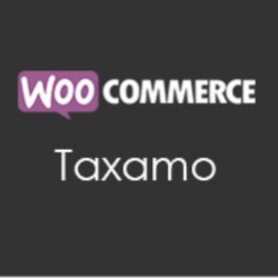 A logo of "Taxamo" With Dark Grey Background And logo is in font text with white colour 